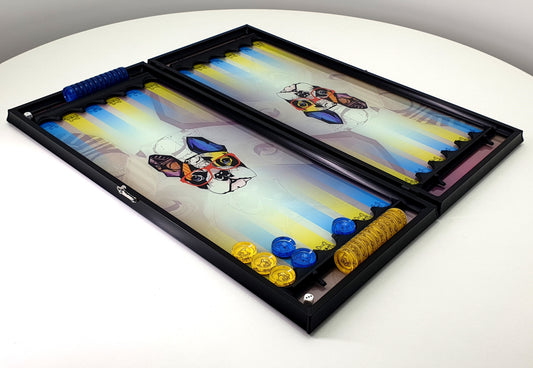 Эксклюзив: "Frenchie Pop Art" из закалённого стекла