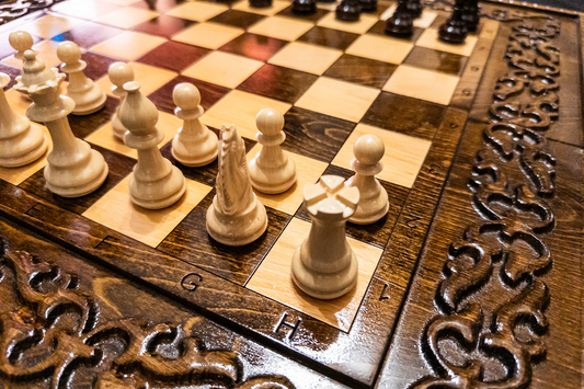 Набор «Наследие Буребисты» 3-в-1 Шахматы, Нарды, Шашки 60×60 см