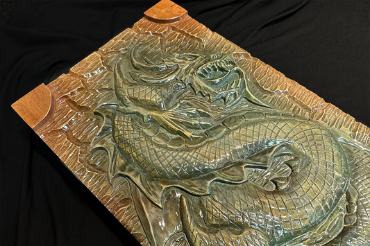 Exclusiv: Салфетка "Изумрудный дракон" 70x70 см