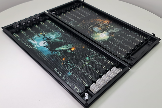 Эксклюзив: «Корабль пиратов» – нарды из дубовой фанеры